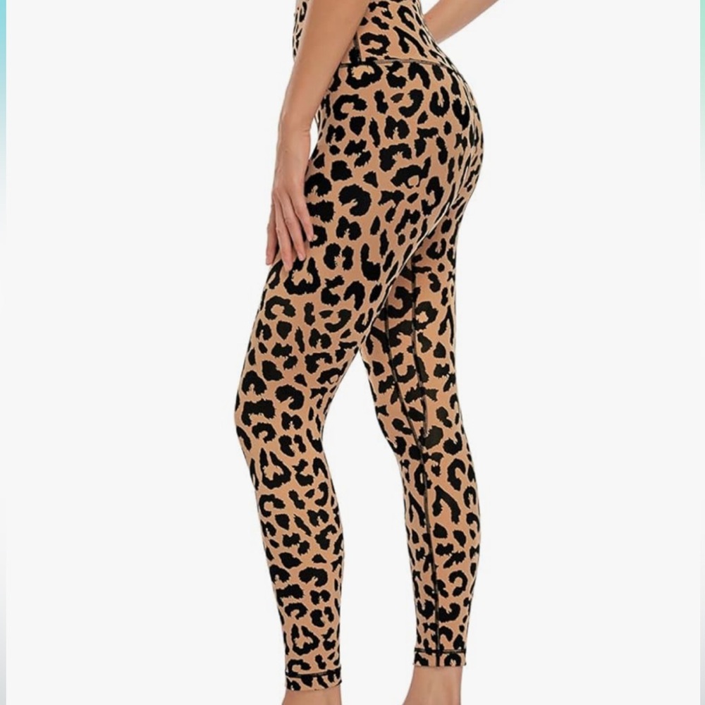Hey nuts animal print yoga pants
